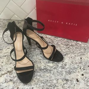 Kelly & Katie Strap Zipper Heels